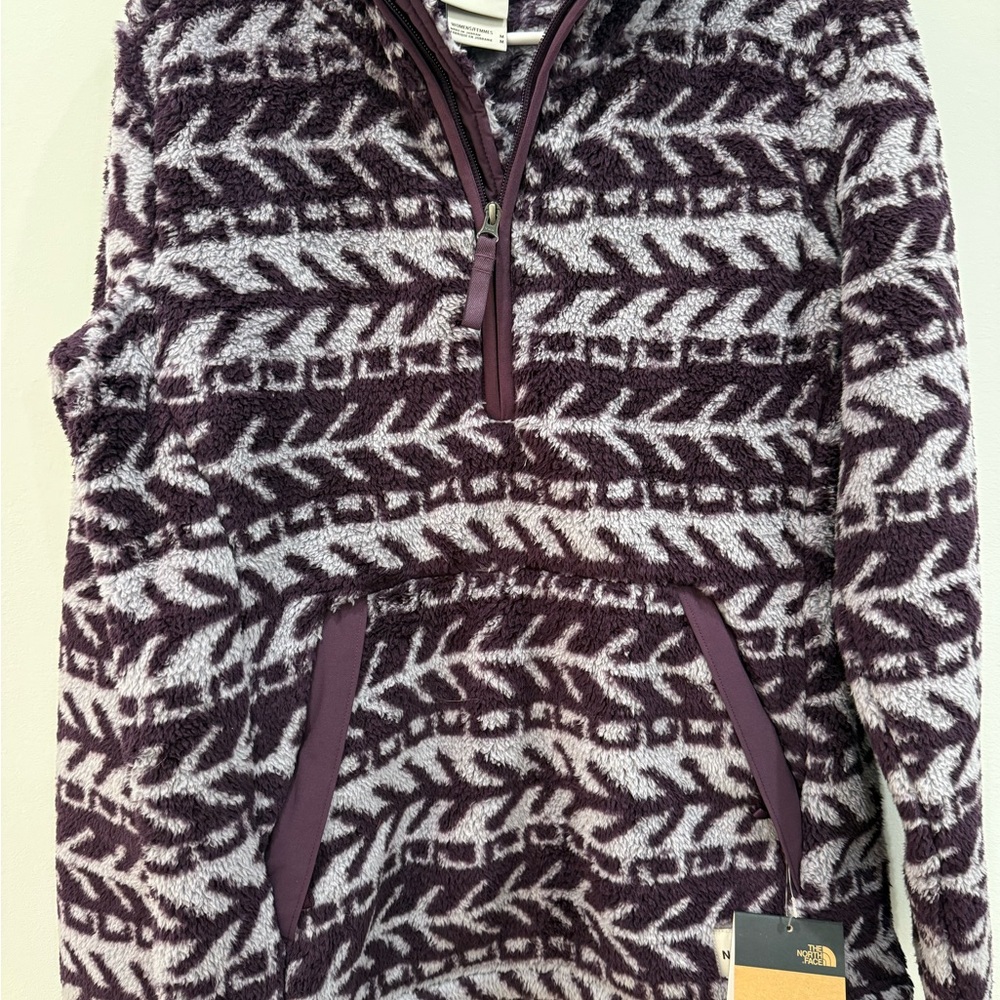 NWT NORTH FACE Quarter Zip Fleece Hoodie